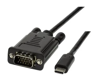 Logilink Kabel adapter UA0334 USB-C VGA czarny 3m - Kable komputerowe i do monitorów - miniaturka - grafika 1
