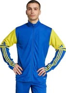Bluzy męskie - Bluza męska adidas Squadra 25 Training niebiesko-żółta JP3153 L - miniaturka - grafika 1