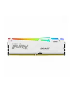 Pamięci RAM - kingston Pamięć DDR5 Fury Beast RGB 32GB1*32GB/6000 CL30 EXPO biała KF560C30BWEA-32 - miniaturka - grafika 1
