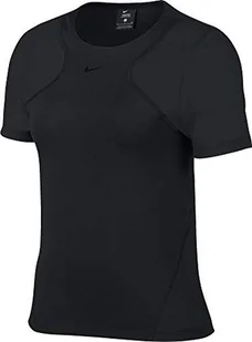 Nike damski Pro Hypercool Top czarny/przezroczysty M - Koszulki i topy damskie - miniaturka - grafika 1