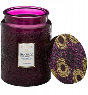 Voluspa voluspa japonica Santiago huckle Berry Limited Edition świeca w szklarskim, zdominowanym przez, duża 7232 (Voluspa7232) - Świece - miniaturka - grafika 2