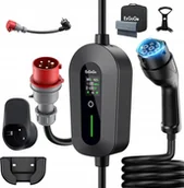 Ładowarki do samochodów elektrycznych - NoName EzGoGo Ładowarka Wallbox 11 kW typ 2 3-fazowa 7m kabel CEE 16 A - miniaturka - grafika 1