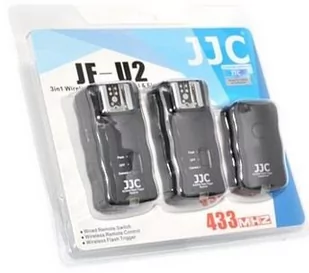 JJC Radiowy Wyzwalacz Lamp Błyskowych Studyjnych Jf-u2 2x Odbiornik SB2489 - Akcesoria fotograficzne - miniaturka - grafika 2