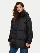 Kurtki damskie - 4F Kurtka puchowa 4FWAW24TDJAF466 Czarny Loose Fit - miniaturka - grafika 1