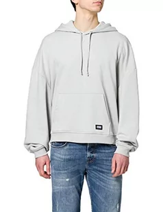 Urban Classics Męska bluza z kapturem z kapturem w stylu lat 80, bluza z kapturem dla mężczyzn w stylu oversized z długimi rękawami w 2 kolorach, rozmiary S - XXL, Light asfalt, XL - Bluzy męskie - miniaturka - grafika 1