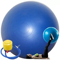 Piłki do ćwiczeń - PIŁKA SPORTOWA FITNESS GYM BALL 65CM Z POMPKĄ - miniaturka - grafika 1