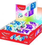 Przybory szkolne - Gumka Mini Cute Pyramid Mix Wzorów Display  24  Maped - miniaturka - grafika 1
