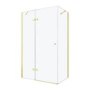Kabiny prysznicowe - Mexen Roma kabina prysznicowa uchylna 70 x 80 cm, transparent, złoty - 854-070-080-50-00 - miniaturka - grafika 1
