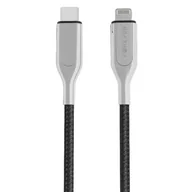 Kable USB - Kabel typ-C/lightning MFI PD 2,4A 1,5m czarny - miniaturka - grafika 1