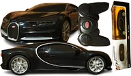 Zabawki zdalnie sterowane - Autko Zdalnie Sterowane Rastar BUGATTI CHIRON Samochód Auto Na Pilot 2,4GHz RC 1:24 czarne - miniaturka - grafika 1