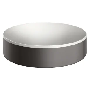 AXOR 42001340 AXOR Suite Basins & Bathtub Umywalka nablatowa 400 bez otworu na baterię i przelewu Czarny Chrom Szczotkowany - Umywalki - miniaturka - grafika 1