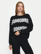 Swetry damskie - Liu Jo Sport Sweter TF4220 MS63L Czarny Regular Fit - miniaturka - grafika 1