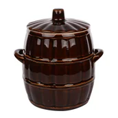 Beczki - Garnek Beczka Kiszenia Smalec Kamionka Q16 5l - miniaturka - grafika 1