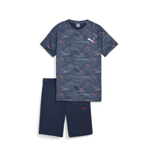 Młodzieżowy zestaw sportowy ACTIVE SPORTS PUMA Club Navy Blue - Odzież sportowa dziecięca - miniaturka - grafika 1