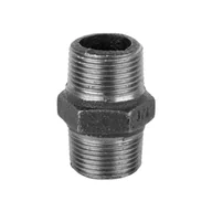 Łączniki, trójniki, kształtki - Nypel czarny Atusa 280 złączka wkrętna typ N8 1/2" GZ Invena - miniaturka - grafika 1