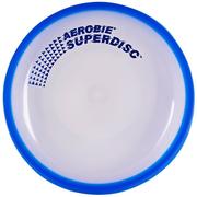 Inne gry towarzyskie - Frisbee Dysk Do Rzucania Aerobie Superdisc Blue - miniaturka - grafika 1