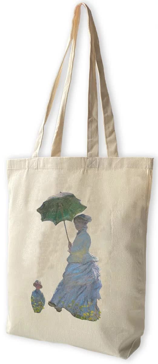Torba bawełniana Kobieta z parasolem Claude Monet