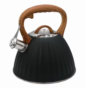 Czajnik Stalowy Plisa 3.0L Brunbeste Bb-2364 Czarny - Czajniki na gaz - miniaturka - grafika 1