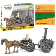 Klocki - Cobi 2290 Zaprzęg konny z kuchnią polową Field Kitchen Hf.14 - miniaturka - grafika 1