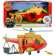Figurki dla dzieci - Simba Strażak Sam - Helikopter Wallaby II z figurką 9252655 - miniaturka - grafika 1