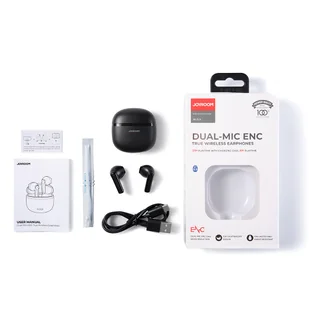 Joyroom TWS ENC wodoodporne IPX4 Bluetooth 5.3 czarny (JR-TL11) - Słuchawki - miniaturka - grafika 6