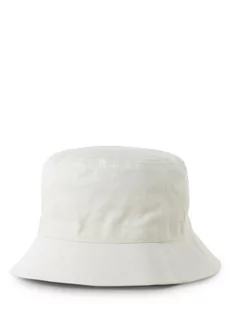 Calvin Klein - Damski bucket hat, biały - Czapki damskie - miniaturka - grafika 1