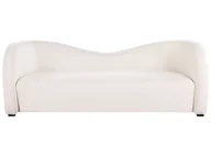 Sofy i kanapy - Sofa welurowa biała VELTADA - miniaturka - grafika 1