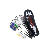Badminton - Zestaw do badmintona Spartan Sport Badminton Set - rakietki, lotki, siatka, słup - miniaturka - grafika 1