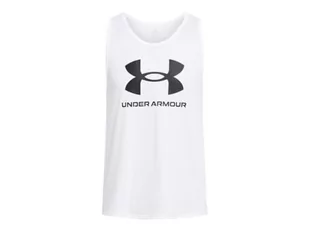 Under Armour Męska kamizelka bez rękawów z logo w sportowym stylu - Koszulki sportowe męskie - miniaturka - grafika 1