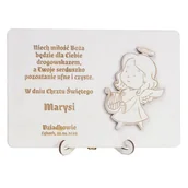 Pasmanteria - Pamiątka chrztu świętego z grawerem - miniaturka - grafika 1