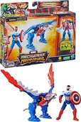 Figurki dla dzieci - Hasbro Mech Strike Mechasaurus Capitan America figurka - miniaturka - grafika 1