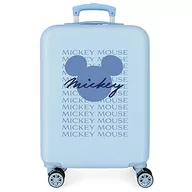 Walizki - Disney Have a Good Time Mickey Signature Walizka kabinowa Niebieski 38x55x20 cms Sztywne zapięcie z boku 35L 2 kg 4 koła Podwójne Bagaż Ręczny, niebieski, Talla única, walizka kabinowa - miniaturka - grafika 1