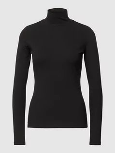 Swetry damskie - Bluzka z długim rękawem i golfem model ‘Driza’ - grafika 1