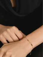 Bransoletki - Michael Kors Bransoletka MKC173600710 Złoty - miniaturka - grafika 1
