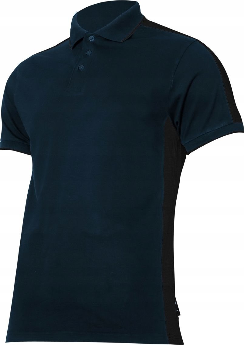 LAHTI PRO Koszulka męska Polo 190g/m2 Granatowo-czarna r. M