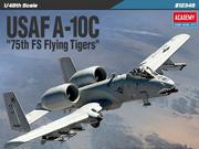 Modele do sklejania - Academy, Model plastikowy Samolot USAF A-10C 75TH FS Flying 1/48 - miniaturka - grafika 1