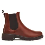 Botki damskie - Sztyblety ECCO Metropole Vienna 23132301014 Brązowy - miniaturka - grafika 1