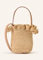 Torebki damskie - Loeffler Randall Torba Z Uchwytami Laith beige - miniaturka - grafika 1