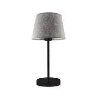 Lampy stojące - Lampka nocna LYSNE Siena, 60 W, E27, beton/czarna, 41,5x19,5 cm - miniaturka - grafika 1