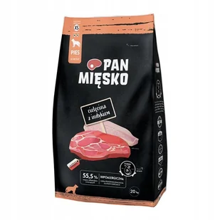 Pan Mięsko Cielęcina z indykiem XS 3kg - Sucha karma dla psów - miniaturka - grafika 2