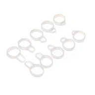 Akcesoria do słuchawek - Gumki uszka sportowe do słuchawek SONY Linkbuds WF-L900 białe - miniaturka - grafika 1