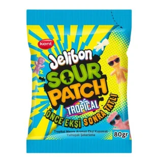 Jolibon Sour Patch Tropical 80g - Żelki - miniaturka - grafika 1