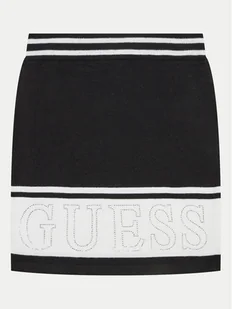 Guess Spódnica J4YD05 Z3GW0spó Czarny Regular Fit - Spódnice - miniaturka - grafika 1
