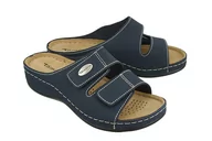 Klapki i japonki damskie - TAMARIS 27510-26 805 navy, klapki profilaktyczne damskie - Tamaris - miniaturka - grafika 1