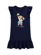 Sukienki i spódniczki dla dziewczynek - Polo Ralph Lauren Sukienka codzienna 312971136001 Granatowy Regular Fit - miniaturka - grafika 1