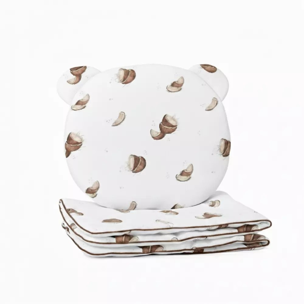 Komplet Pościeli Przedszkolaka 100x135cm Bambus Kokosy