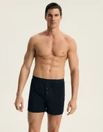 Majtki męskie - Bokserki (dłuższa nogawka) Skyler 3-pak Esotiq Homme czarny, szary, biały M - miniaturka - grafika 1