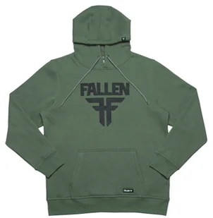 bluza męska FALLEN INSIGNIA HOODIE Olive/Black - Bluzy męskie - miniaturka - grafika 1