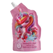 Kosmetyki kąpielowe dla dzieci - CHLAPU CHLAP Bąbelkowy żel do kąpieli i pod prysznic doypack - zapach wata cukrowa 400 ml - miniaturka - grafika 1