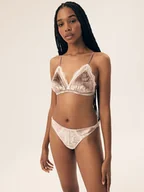 Biustonosze - Biustonosz trójkąt Bien Esotiq kremowy S - miniaturka - grafika 1